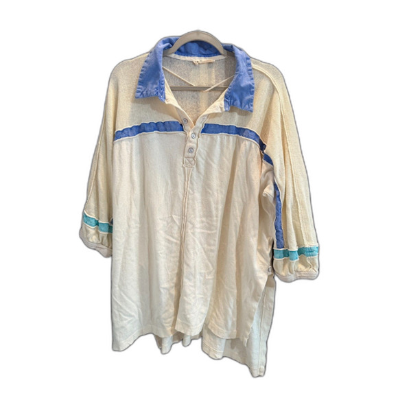 Free People We The Free - Beach Prep Tee - Medium - Picture 5 of 9